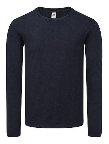 Fruit of the Loom Iconic 150 Maglietta Classico Manica Lunga Uomo