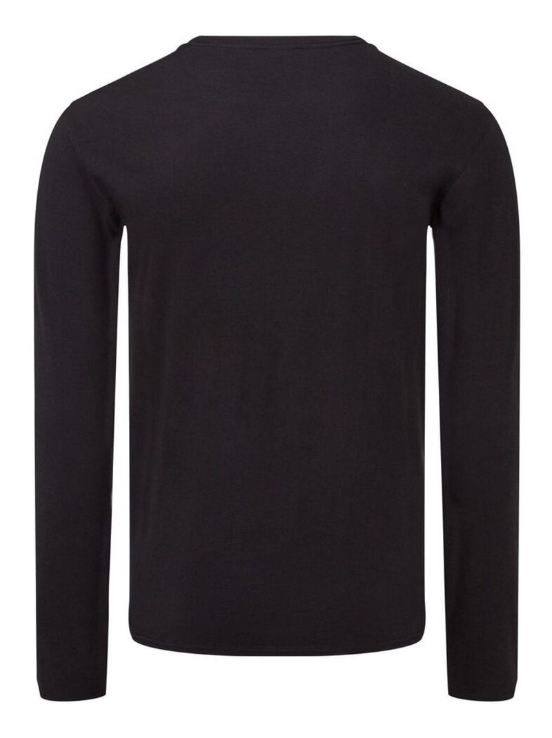 Fruit of the Loom Iconic 150 Maglietta Classico Manica Lunga Uomo Nero - Kiabi