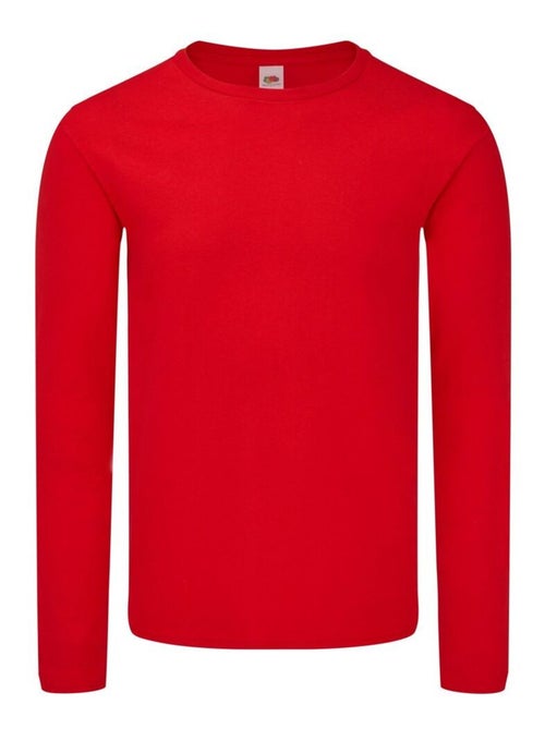 Fruit of the Loom Iconic 150 Maglietta Classico Manica Lunga Uomo - Kiabi