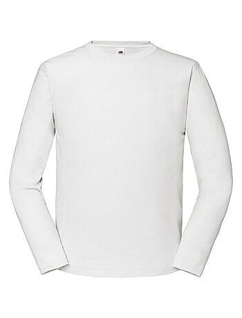 Fruit of the Loom Iconic 195 Premium Maglietta Manica Lunga Uomo