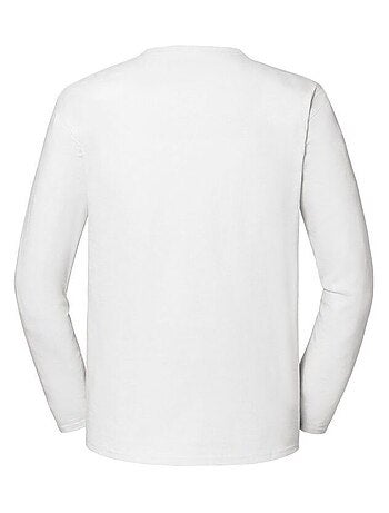 Fruit of the Loom Iconic 195 Premium Maglietta Manica Lunga Uomo
