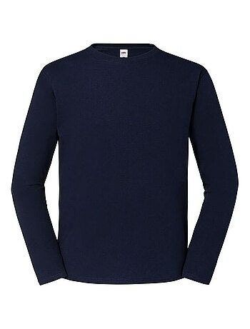 Fruit of the Loom Iconic 195 Premium Maglietta Manica Lunga Uomo