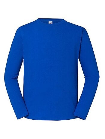 Fruit of the Loom Iconic 195 Premium Maglietta Manica Lunga Uomo