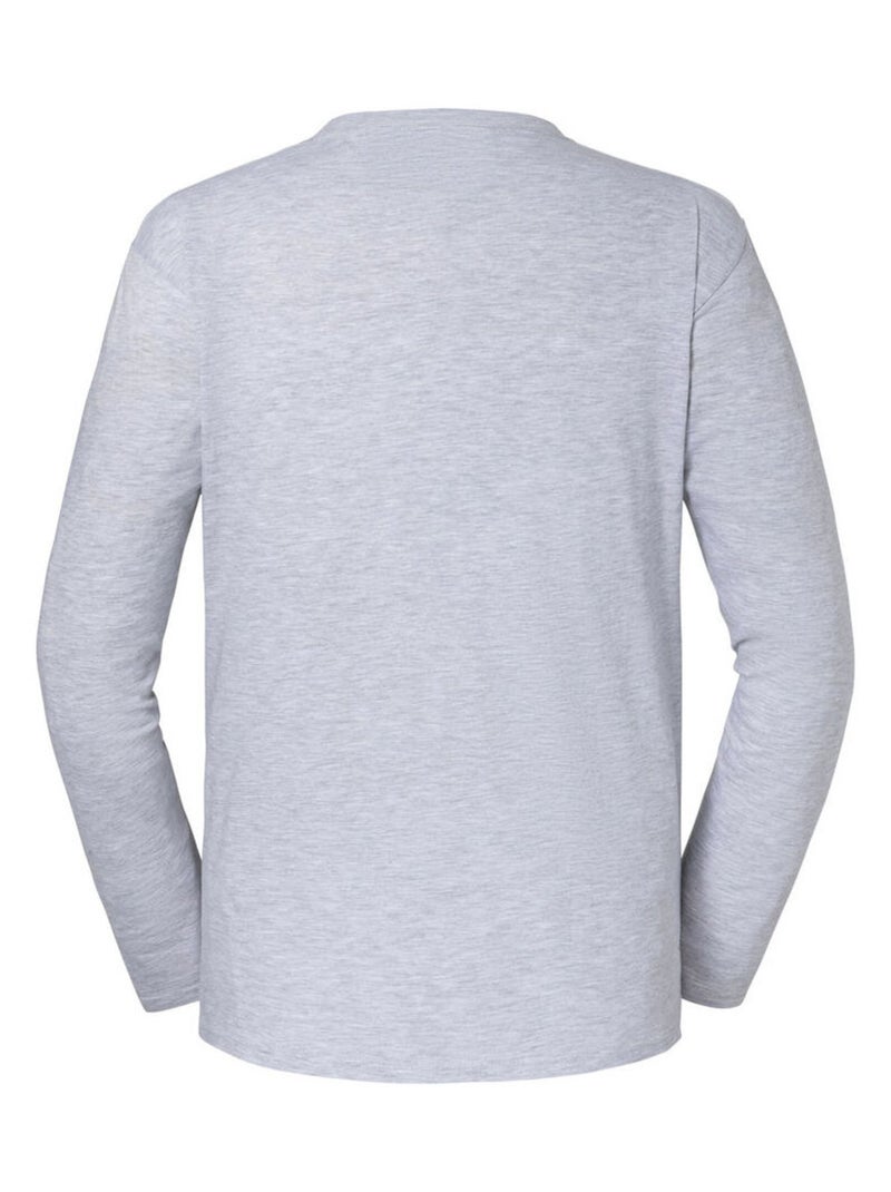 Fruit of the Loom Iconic 195 Premium Maglietta Manica Lunga Uomo Grigio - Kiabi