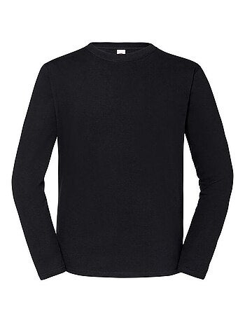 Fruit of the Loom Iconic 195 Premium Maglietta Manica Lunga Uomo