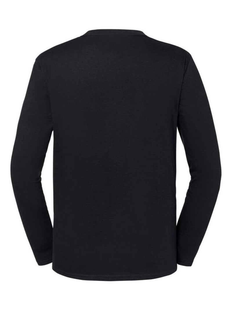 Fruit of the Loom Iconic 195 Premium Maglietta Manica Lunga Uomo Nero - Kiabi