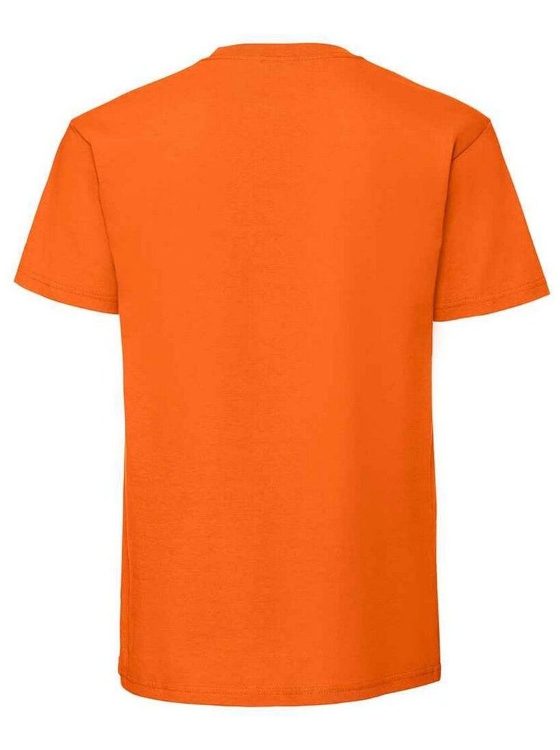 Fruit of the Loom Iconic 195 Premium Maglietta Uomo Arancione - Kiabi