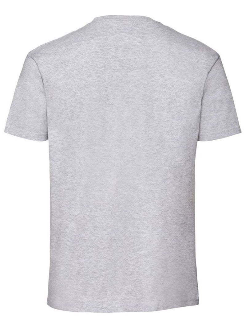 Fruit of the Loom Iconic 195 Premium Maglietta Uomo Grigio melangiato - Kiabi