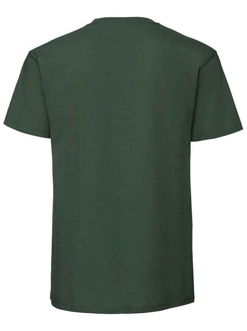 Fruit of the Loom Iconic 195 Premium Maglietta Uomo Verde bottiglia - Kiabi