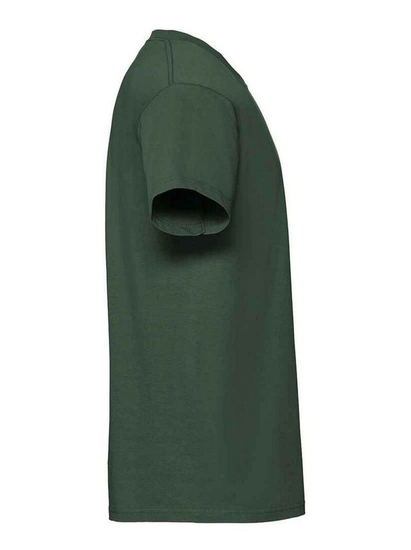Fruit of the Loom Iconic 195 Premium Maglietta Uomo Verde bottiglia - Kiabi