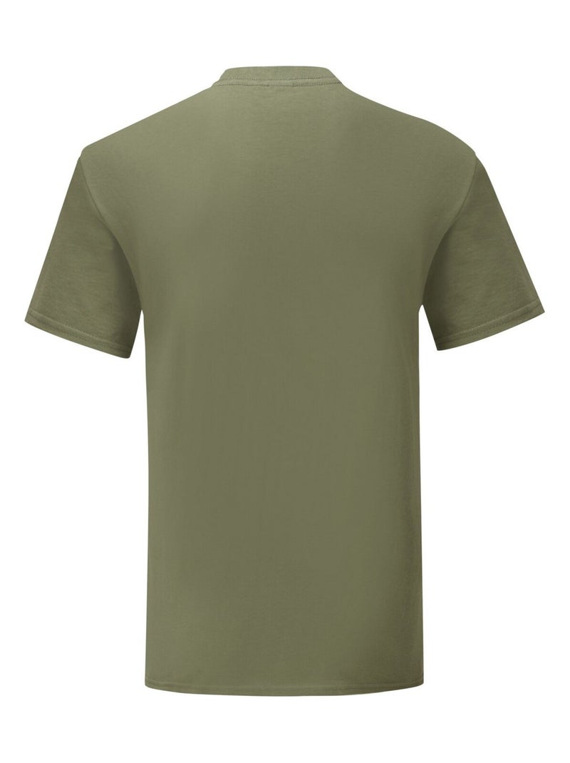 Fruit of the Loom Iconic Maglietta Adulto Unisex Verde oliva - Kiabi