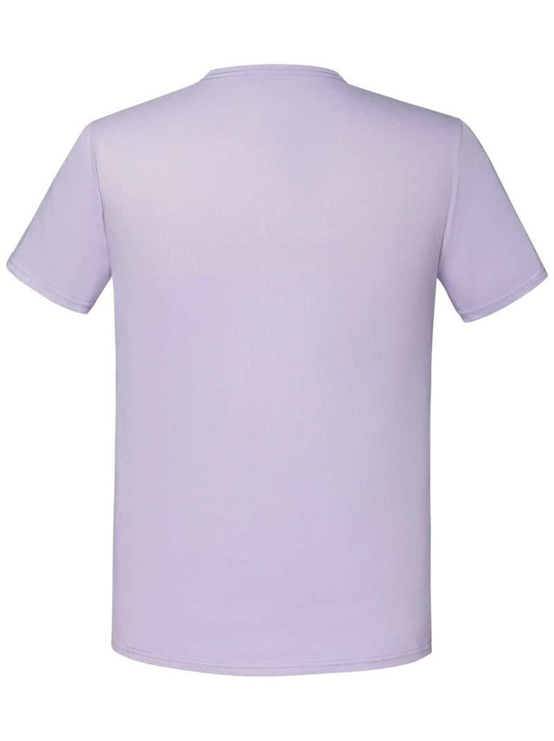 Fruit of the Loom Iconic Maglietta Adulto Unisex Viola chiaro - Kiabi