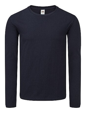 Fruit of the Loom Iconic Maglietta Manica Lunga Adulto Unisex