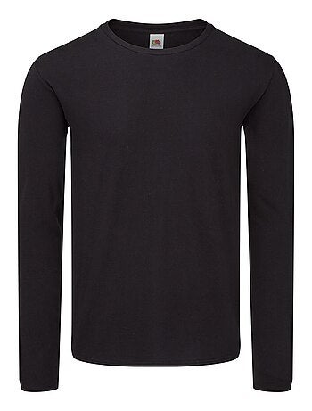 Fruit of the Loom Iconic Maglietta Manica Lunga Adulto Unisex