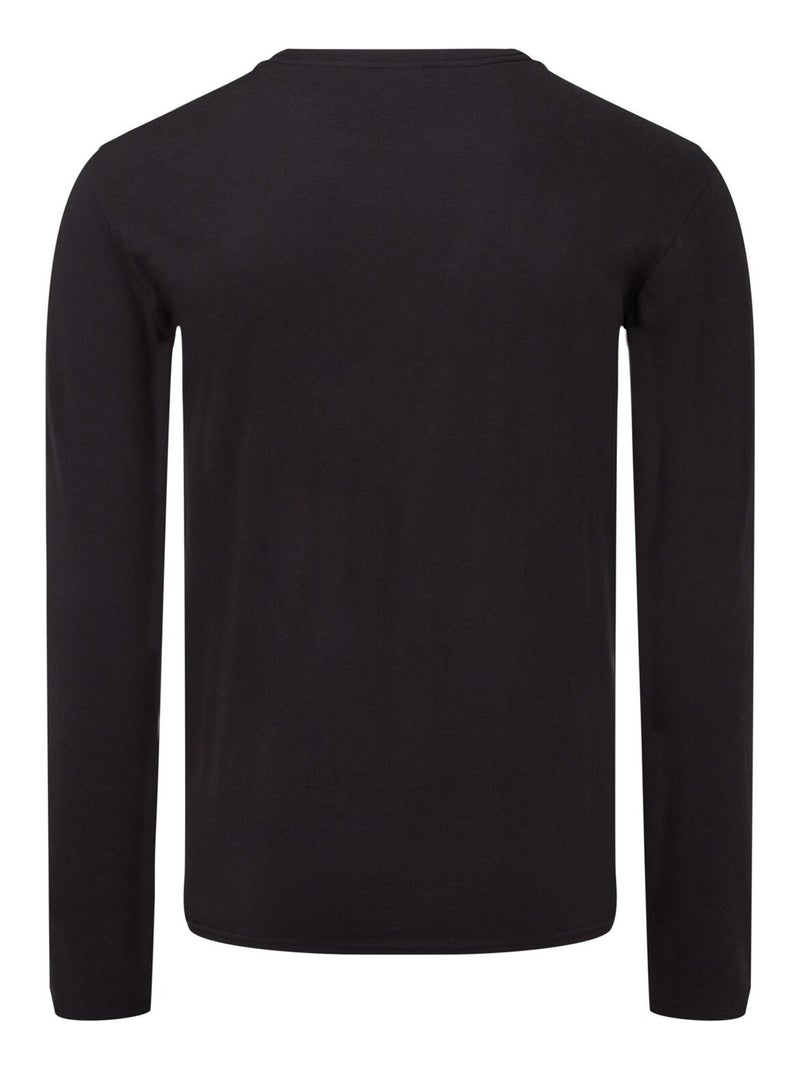 Fruit of the Loom Iconic Maglietta Manica Lunga Adulto Unisex Nero - Kiabi