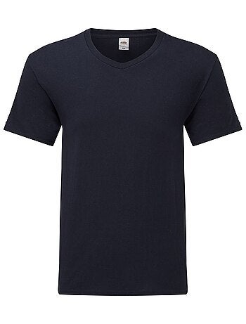 Fruit of the Loom Iconic Maglietta Scollo a V Adulto Unisex