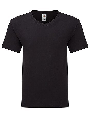 Fruit of the Loom Iconic Maglietta Scollo a V Adulto Unisex