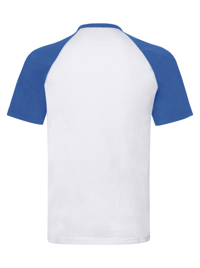 Fruit of the Loom Maglietta Baseball Maniche Corte Uomo Bianco - Kiabi