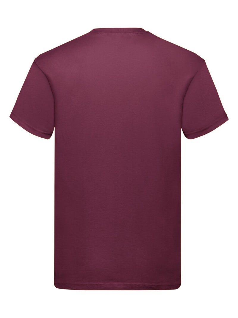 Fruit of the Loom Original Maglietta Adulto Unisex Bordeaux - Kiabi