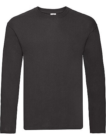 Fruit of the Loom Original Maglietta Manica Lunga Adulto Unisex