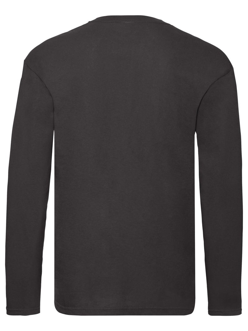 Fruit of the Loom Original Maglietta Manica Lunga Adulto Unisex Nero - Kiabi