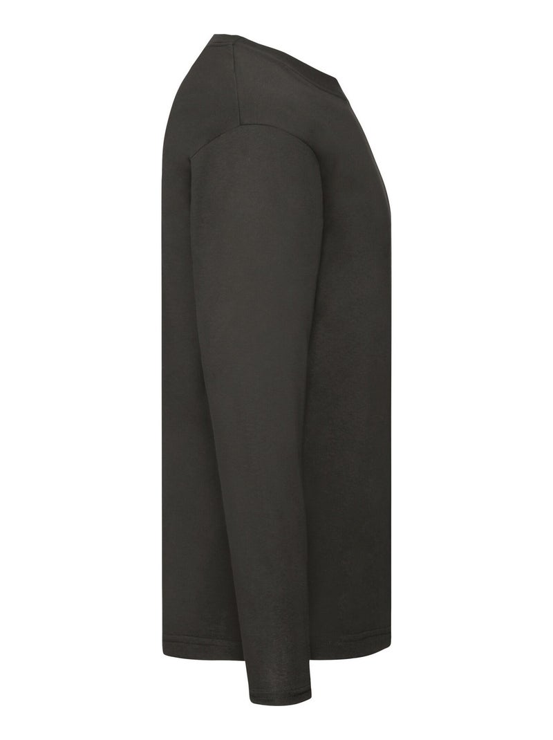 Fruit of the Loom Original Maglietta Manica Lunga Adulto Unisex Nero - Kiabi