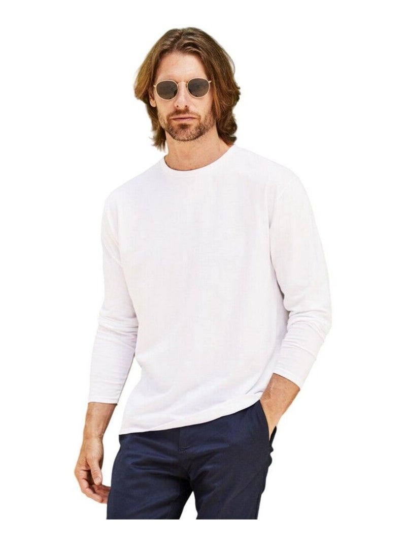 Fruit of the Loom Original Maglietta Manica Lunga Uomo Bianco - Kiabi