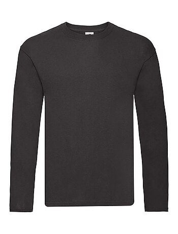 Fruit of the Loom Original Maglietta Manica Lunga Uomo