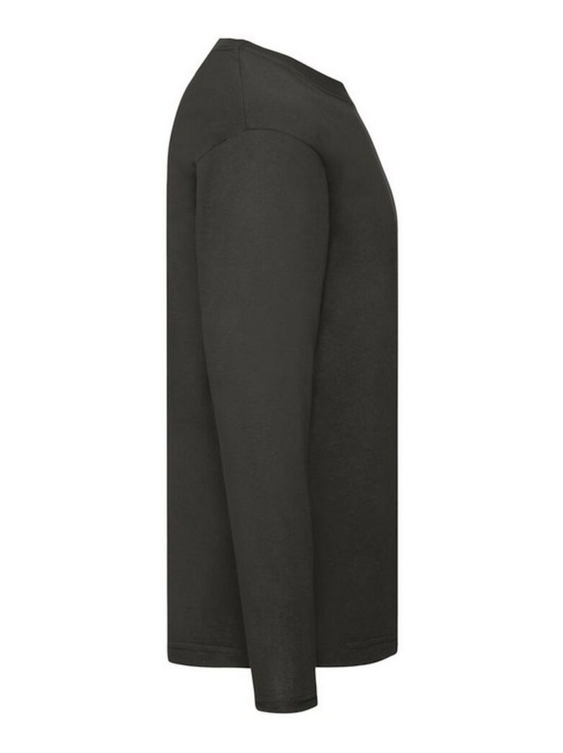 Fruit of the Loom Original Maglietta Manica Lunga Uomo Nero - Kiabi
