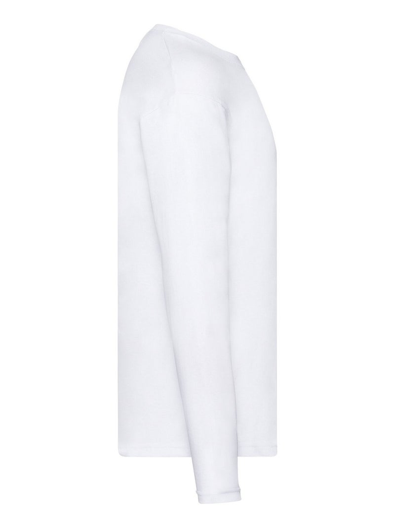 Fruit of the Loom Original Maglietta Semplice Manica Lunga Adulto Unisex Bianco - Kiabi