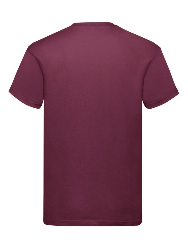 Fruit of the Loom Original Maglietta Uomo Rosso bordeaux - Kiabi