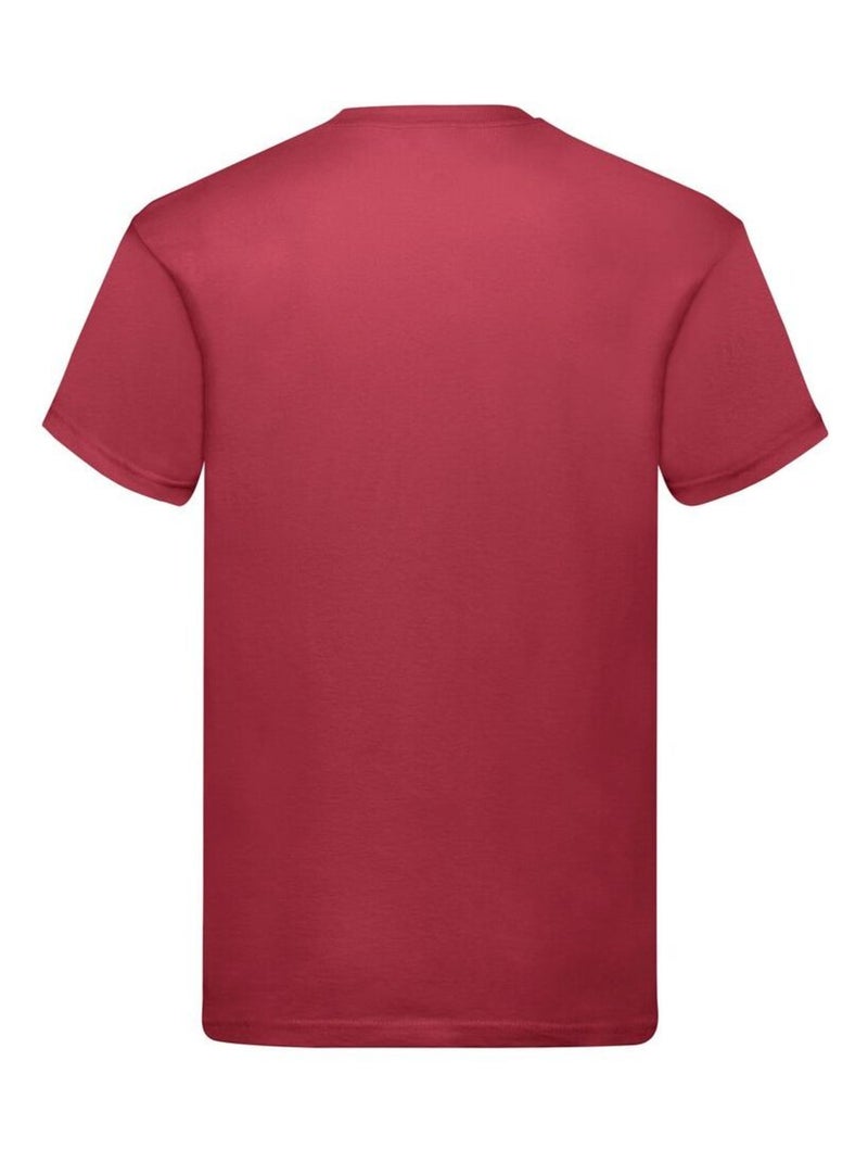 Fruit of the Loom Original Maglietta Uomo Rosso mattone - Kiabi