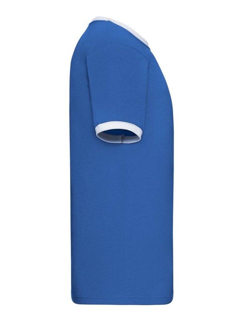 Fruit of the Loom Ringer Maglietta Uomo Blu reale - Kiabi