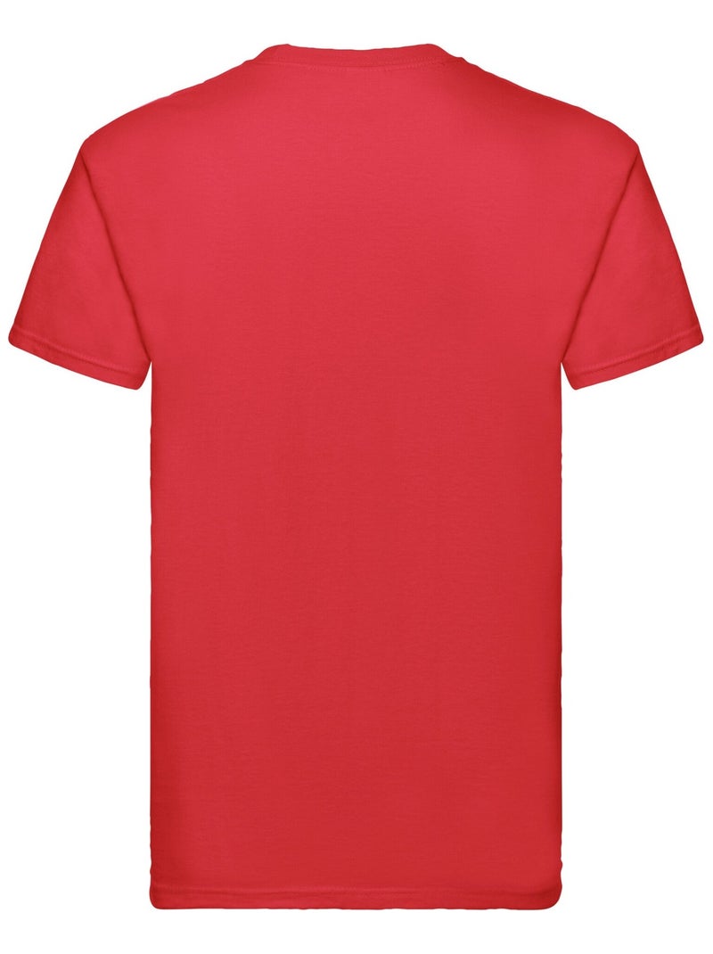Fruit of the Loom Super Premium Maglietta Adulto Unisex Rosso - Kiabi