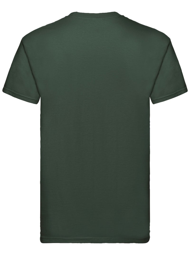 Fruit of the Loom Super Premium Maglietta Adulto Unisex Verde bottiglia - Kiabi