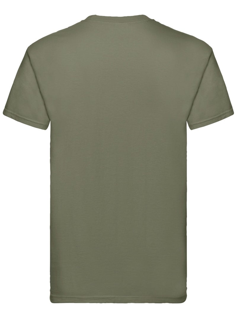 Fruit of the Loom Super Premium Maglietta Adulto Unisex Verde oliva - Kiabi