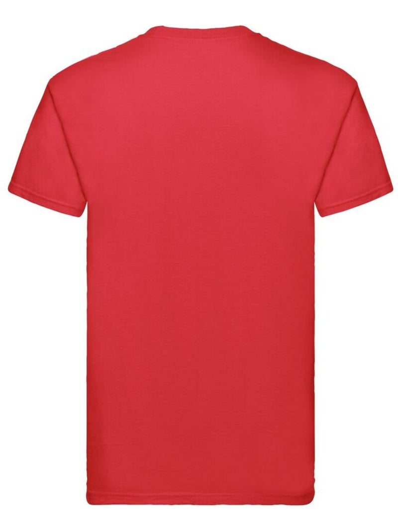Fruit of the Loom Super Premium Maglietta Uomo Rosso - Kiabi