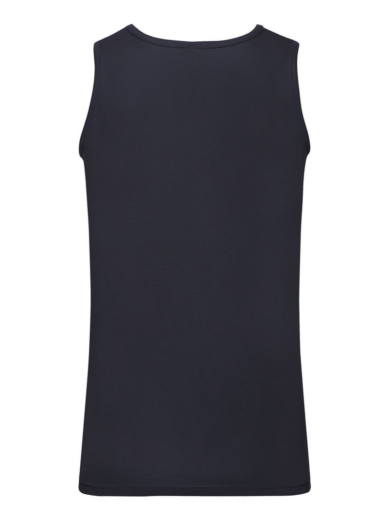 Fruit of the Loom Valueweight Athletic Canotta Adulto Unisex Blu notte - Kiabi