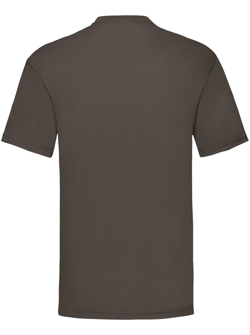 Fruit of the Loom Valueweight Maglietta Adulto Unisex Marrone cioccolato - Kiabi