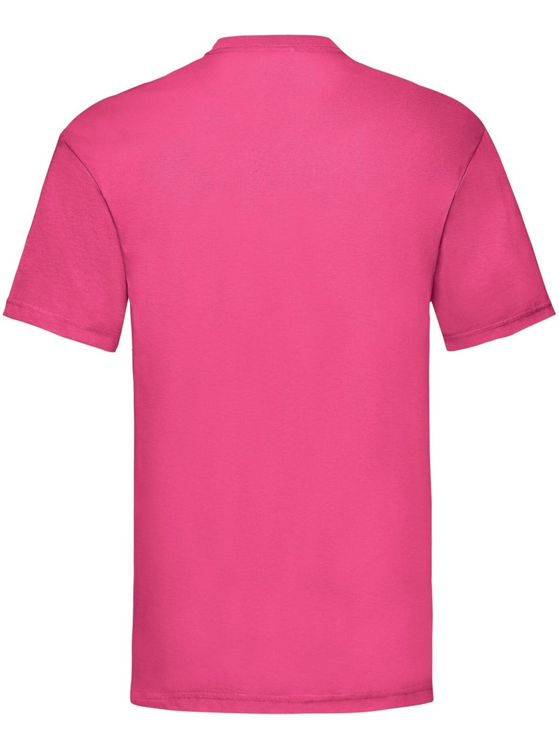 Fruit of the Loom Valueweight Maglietta Adulto Unisex Rosa fucsia - Kiabi