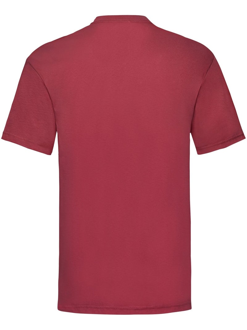 Fruit of the Loom Valueweight Maglietta Adulto Unisex Rosso mattone - Kiabi