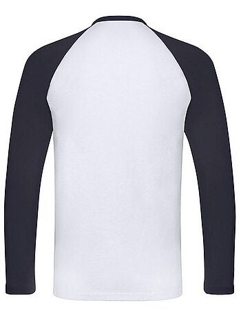 Fruit of the Loom Valueweight Maglietta Baseball Manica Lunga Uomo