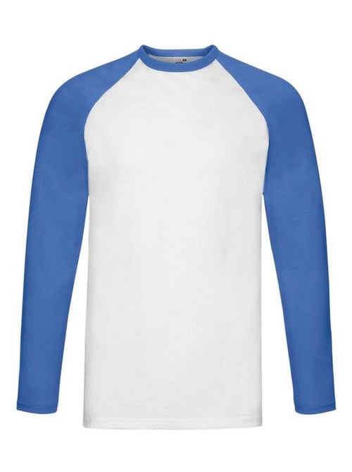 Fruit of the Loom Valueweight Maglietta Baseball Manica Lunga Uomo - Kiabi