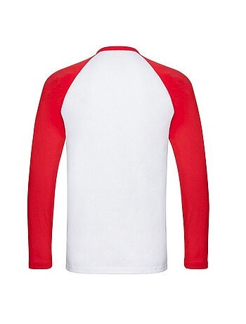 Fruit of the Loom Valueweight Maglietta Baseball Manica Lunga Uomo