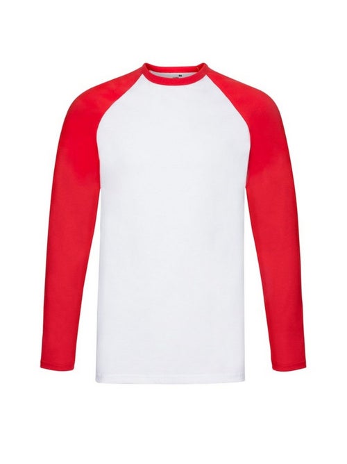 Fruit of the Loom Valueweight Maglietta Baseball Manica Lunga Uomo - Kiabi