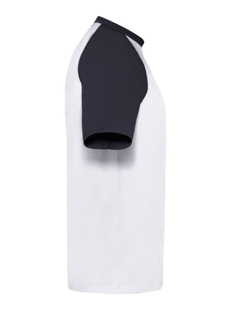 Fruit of the Loom Valueweight Maglietta Baseball Uomo Bianco - Kiabi