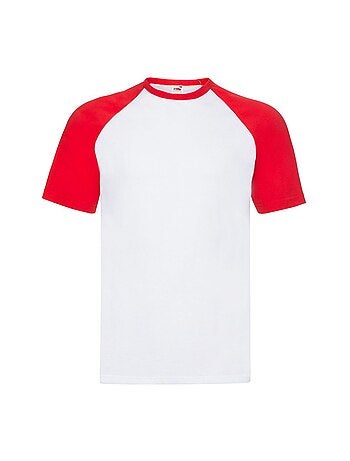 Fruit of the Loom Valueweight Maglietta Baseball Uomo