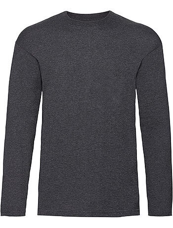 Fruit of the Loom Valueweight Maglietta Manica Lunga Adulto Unisex