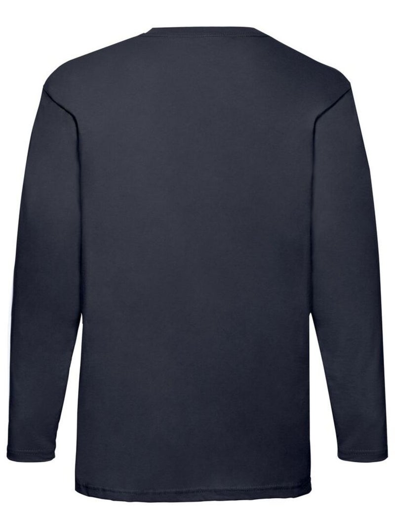 Fruit of the Loom Valueweight Maglietta Manica Lunga Uomo Blu notte - Kiabi