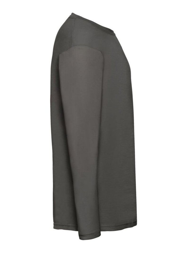 Fruit of the Loom Valueweight Maglietta Manica Lunga Uomo Grigio scuro - Kiabi